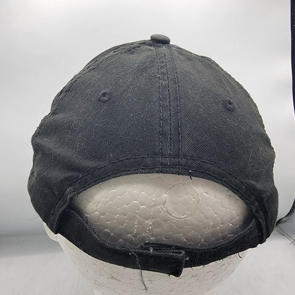 Carls Jr 80th Anniversary Hat Adjustable Employee Uniform Black Baseball Cap - Picture 3 of 9